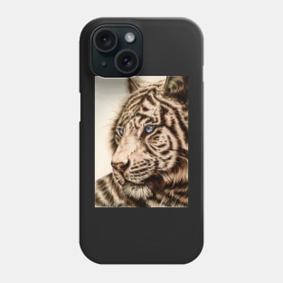 White Tiger Phone Case