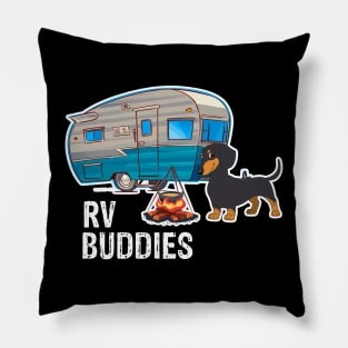 Dachshunds Dog Rv Buddies Pet Lovers Funny Camping Camper Pillow