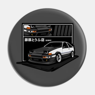 Initial D Simple Design Pin