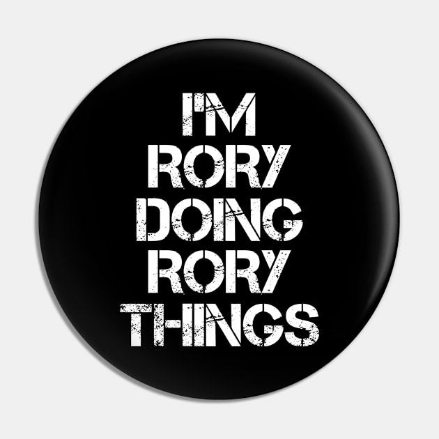 Rory Name T Shirt - Rory Doing Rory Things Pin by Skyrick1