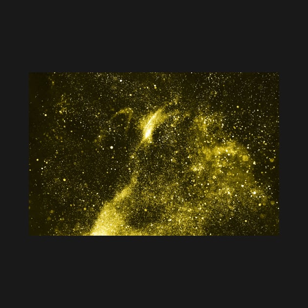 Illuminating yellow abstract galaxy by PLdesign