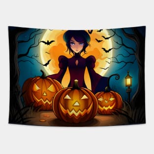 Cute Witch's Night Out Tapestry