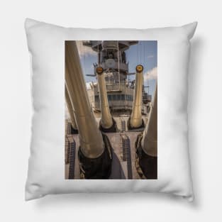 Guns of USS Missouri (BB-63) 2 Pillow