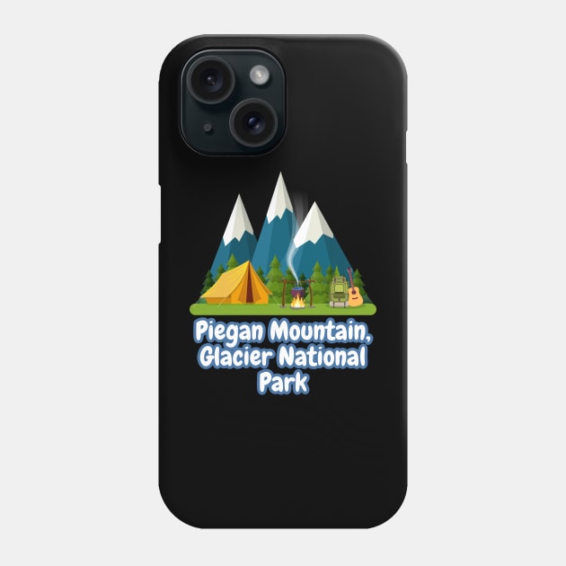 Piegan Mountain, Glacier National Park Phone Case by Canada Cities