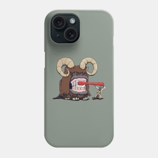 Bantha teeth brushing Phone Case