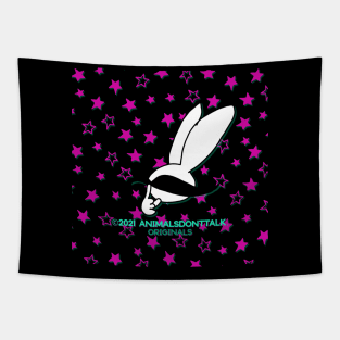 Mr Moustache Rabbit Originals Tapestry