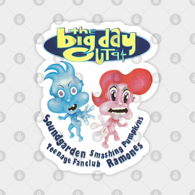 The Big Day Out 1994 Australia Magnet by Timeless Chaos