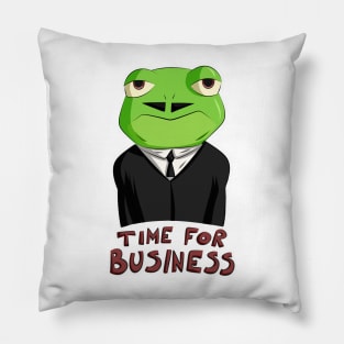 Time for Business Pillow