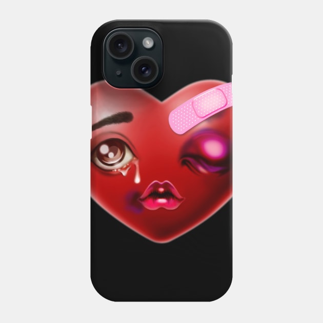 Broken Heart Phone Case by sandygrafik