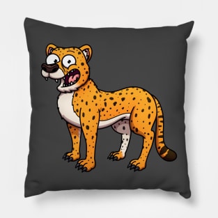 Happy Cheetah Pillow