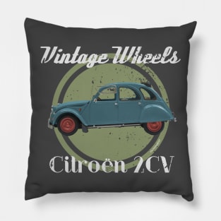 Vintage Wheels - Citroën 2CV Pillow