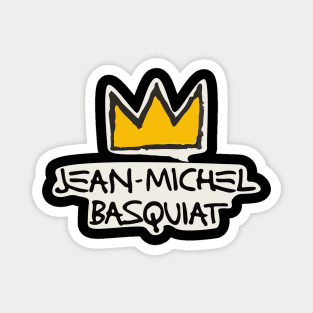 Jean Michele Basquiat crown Magnet