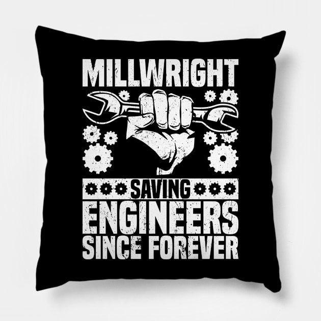 Millwright Engineer Pillow by medd.art