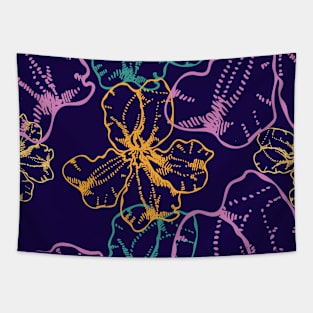 Goodenia Australian Flower Tapestry