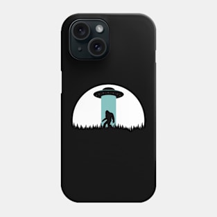 Bigfoot Ufo Abduction Phone Case