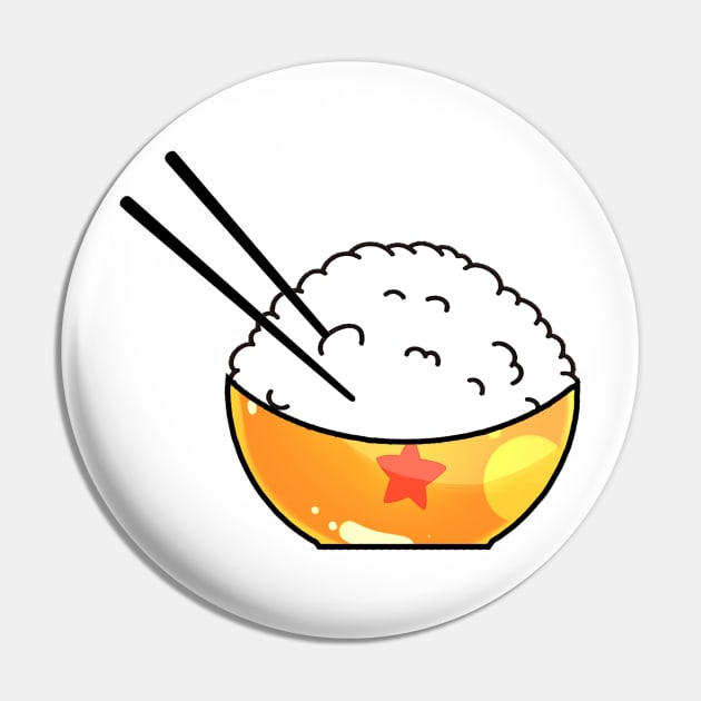 Dragon Ball Z - Rice Bowl Pin by mightbelucifer