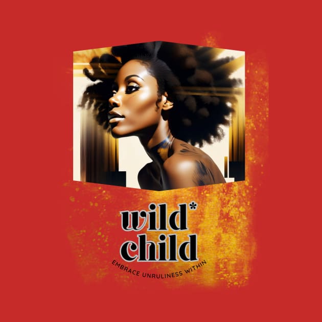 Wild Child (embrace unruliness within) black woman model by PersianFMts