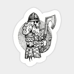 Viking undead draugr Magnet