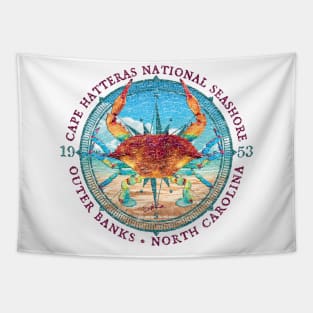 Cape Hatteras National Seashore, Outer Banks, North Carolina with Blue Crab Tapestry