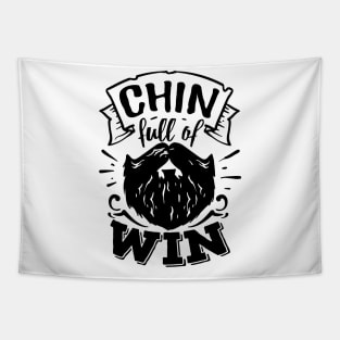 Chin Full Of Win Tapestry