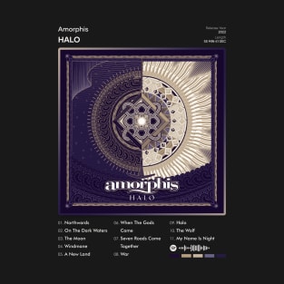 Amorphis - Halo Tracklist Album T-Shirt