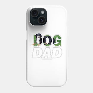 DOG DAD - Bernese oil painting word art Phone Case