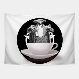 moral preacher in the cup Tapestry