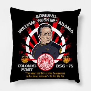 BSG 75 Admiral William Husker Adama Pillow