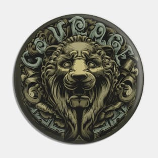 Lion Crest - Courage Pin