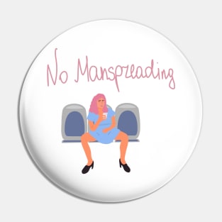 No Manspreading Pin