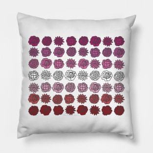 Lesbian Flower Flag Pillow