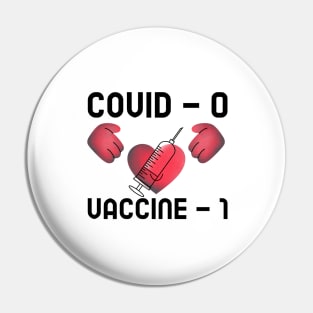 Fight Coronavirus and Covid 19 - Get Vaccinated! Pin