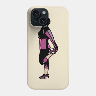 Runner's High Girl Yoga Stretch Phone Case