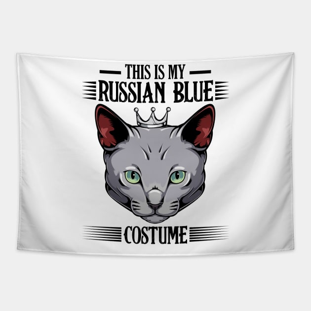 Russian Blue Cat Tapestry by Lumio Gifts