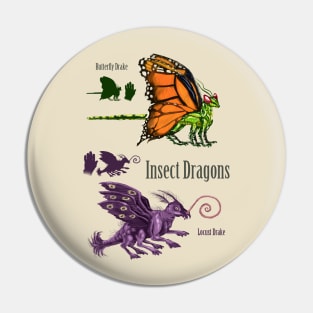 Insect Dragons Pin