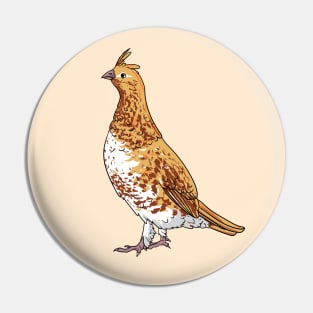 Ruffed Grouse State Bird of Pennsylvania Pin
