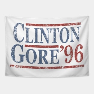 Distressed Clinton Gore 96 Tapestry