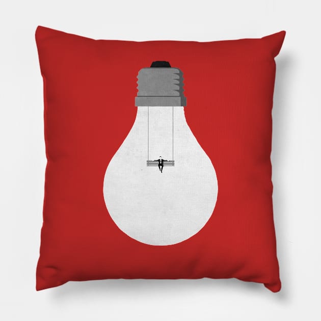 Relaxing lightbulb Pillow by maivisto