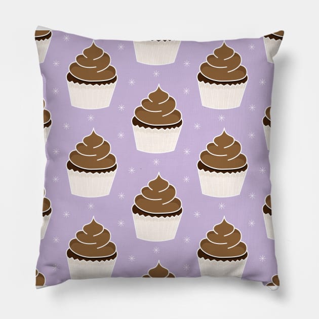 Chocolate Cupcakes Pillow by designminds1