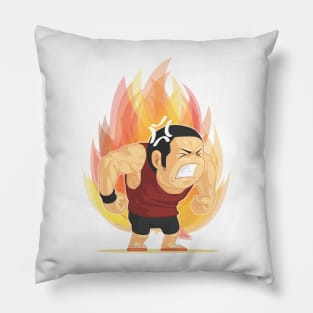 Angry Man Pillow