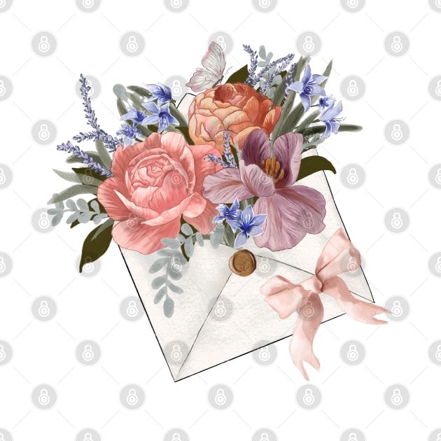 Flowers print. Romantic and beautiful by Sitenkova