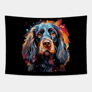 Cocker Spaniel Rainbow Tapestry