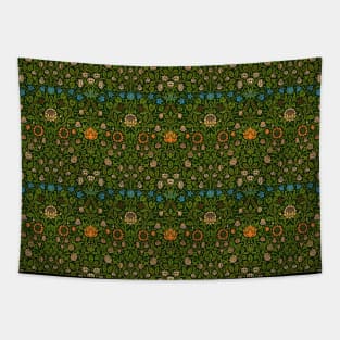 William Morris Violet and Columbine Green Colorway Tapestry