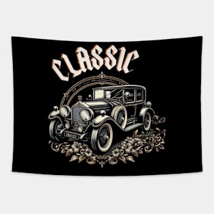 I'm not old I'm classic royal car design Tapestry