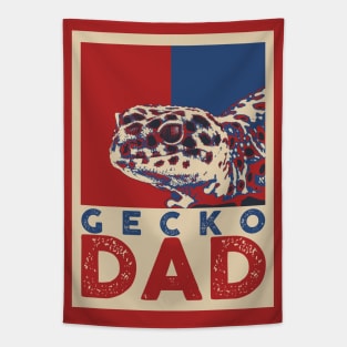 Gecko Dad Pop Art Style Tapestry