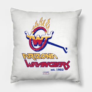 Distressed Arizona Wranglers Football Pillow