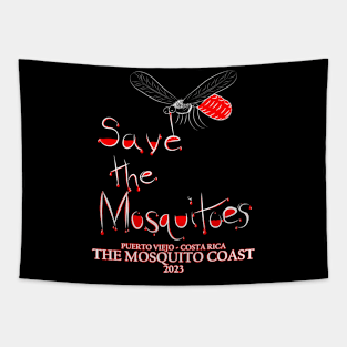 Save the Mosquitoes Graphic Vintage Cute Tapestry