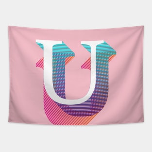 Letter U Tapestry