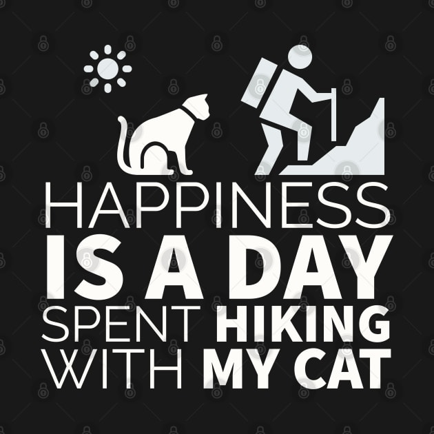 Happiness Is A Day Spent Hiking With My Cat by kooicat