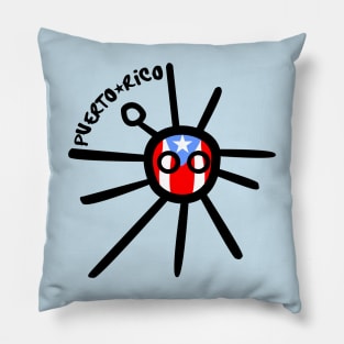 Puerto Rico Taino Sun Boricua Flag Pillow